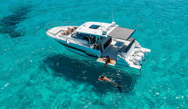 Jeanneau Cap Camarat 12.5 - Limestone Private Charters Fleet